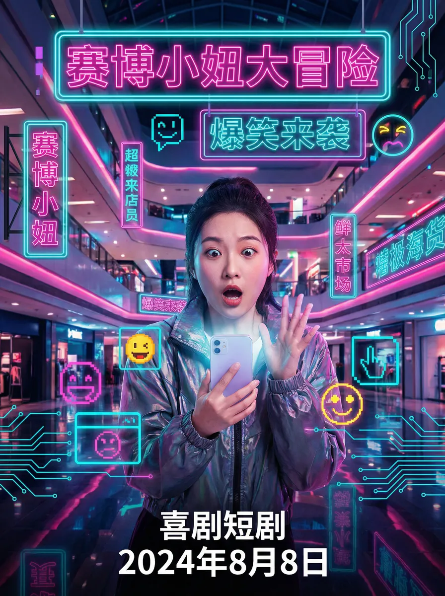 性色A码一区二区三区免费观看 搞笑喜剧短剧 - 赛博小妞大冒险海报
